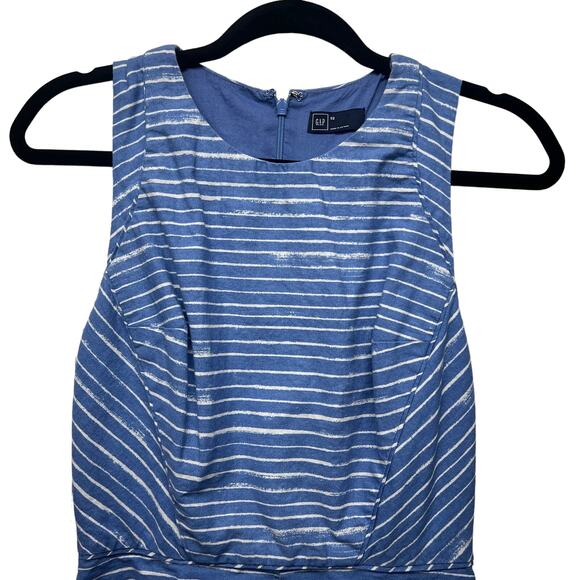 Gap Women Dress Size 2 Fit & Flare Linen Cotton Old Money Quiet Luxury Lagenlook - Picture 3 of 14